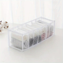 Fabric Socks Underwear Storage Dividers 6 7 11 Grids Drawer Organizer