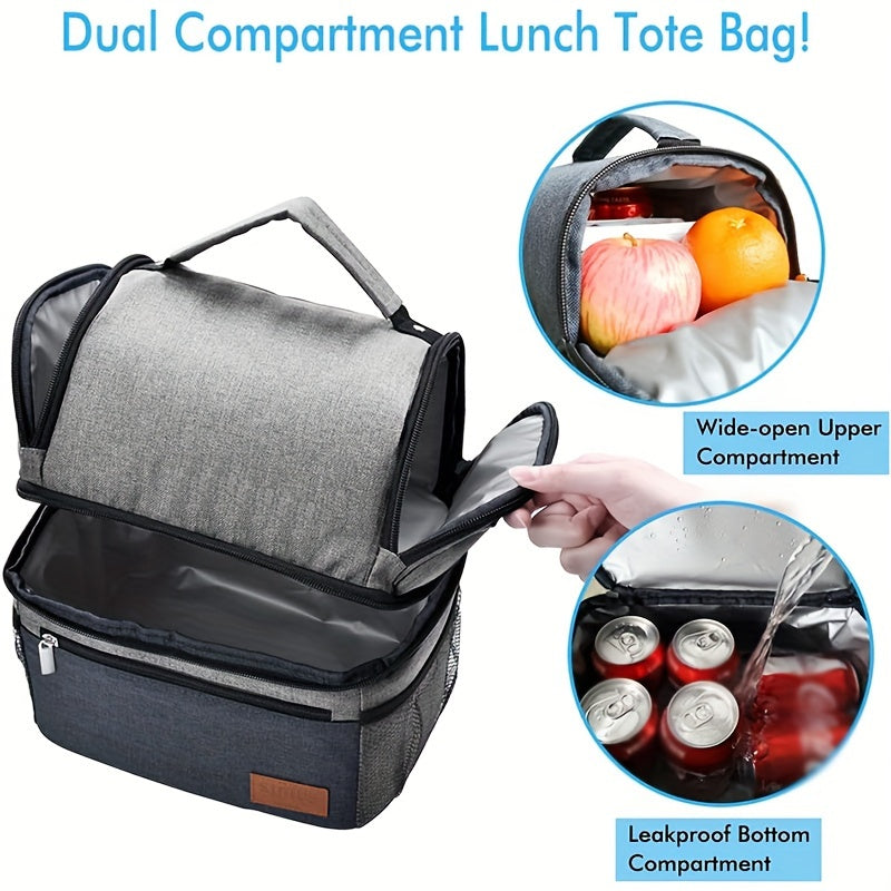 Insulated Bag Travel Picnic Bag Large Capacity Lunch Box Bag