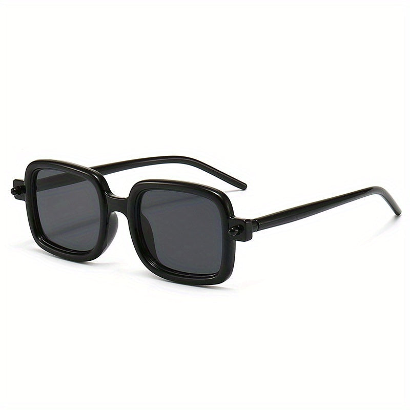 Vintage Square Sunglasses Oversized Retro Rectangle Glasses