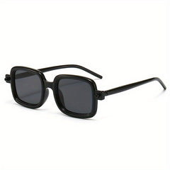 Vintage Square Sunglasses Oversized Retro Rectangle Glasses