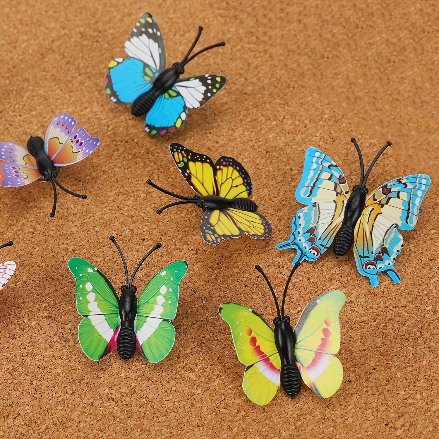 40pcs Colorful Butterfly Push Pins for Bulletin Board