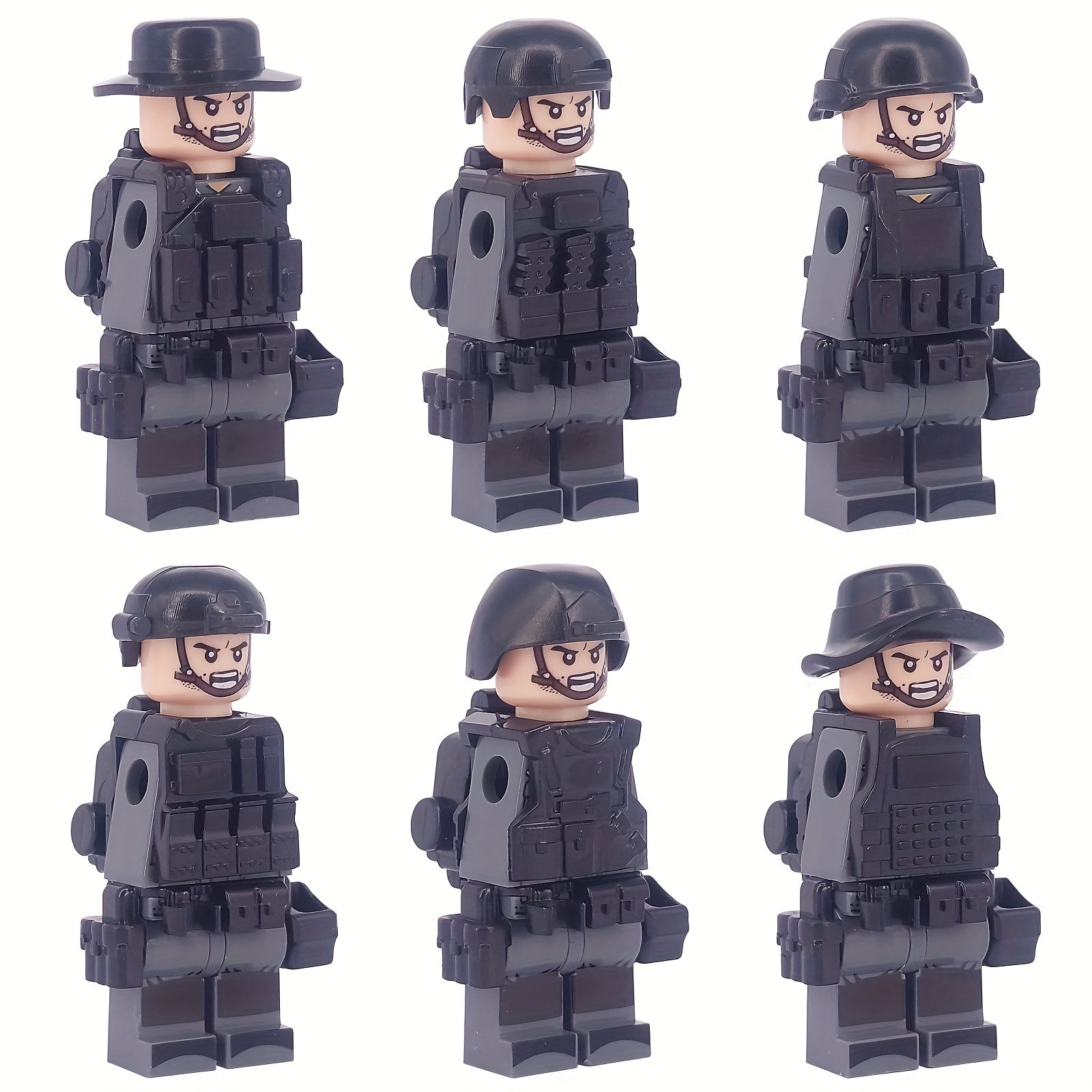 Soldiers Building Blocks Armor Weapons Pack Educational Toys For Kids
