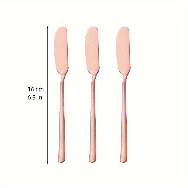 3pcs Stainless Steel Butter Cheese Spatula Cutter Spreader