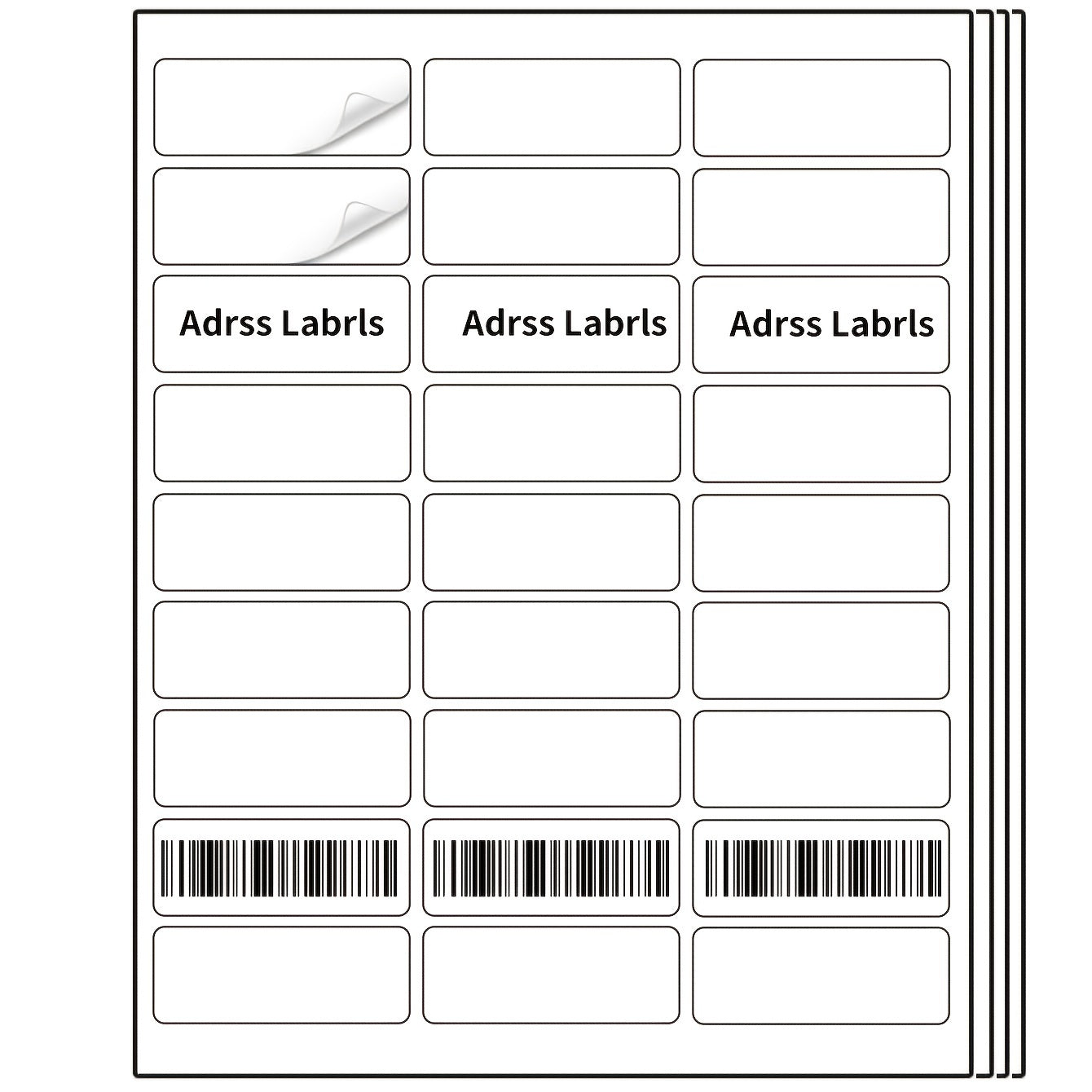 900 Address Labels 1 X 2 5 8 Printer Mailing Labels