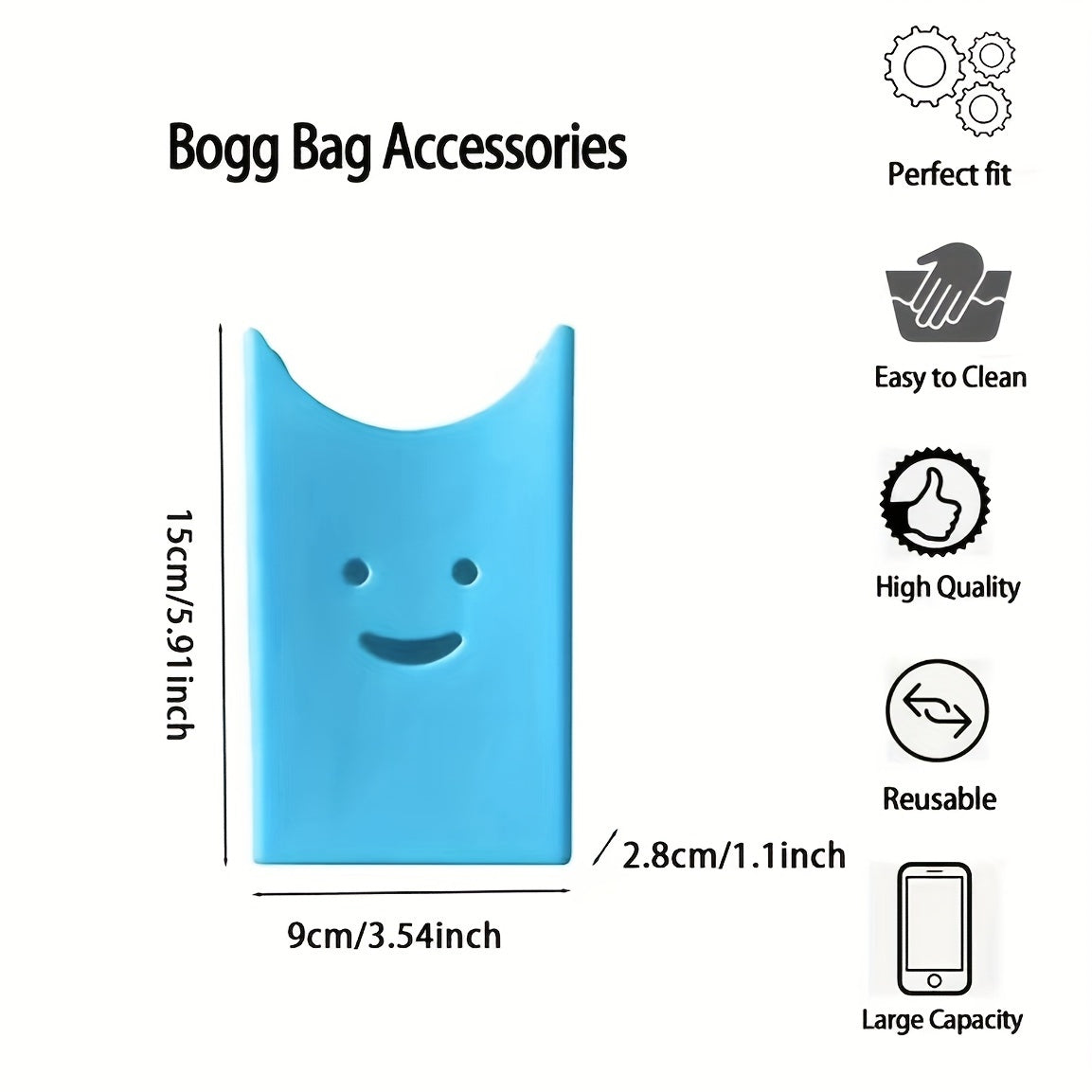 Soft Rubber Bag Accessory for Phone, Keys, Lipstick, Sunglasses