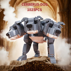 Three Headed Hellhound Building Block Model Toy