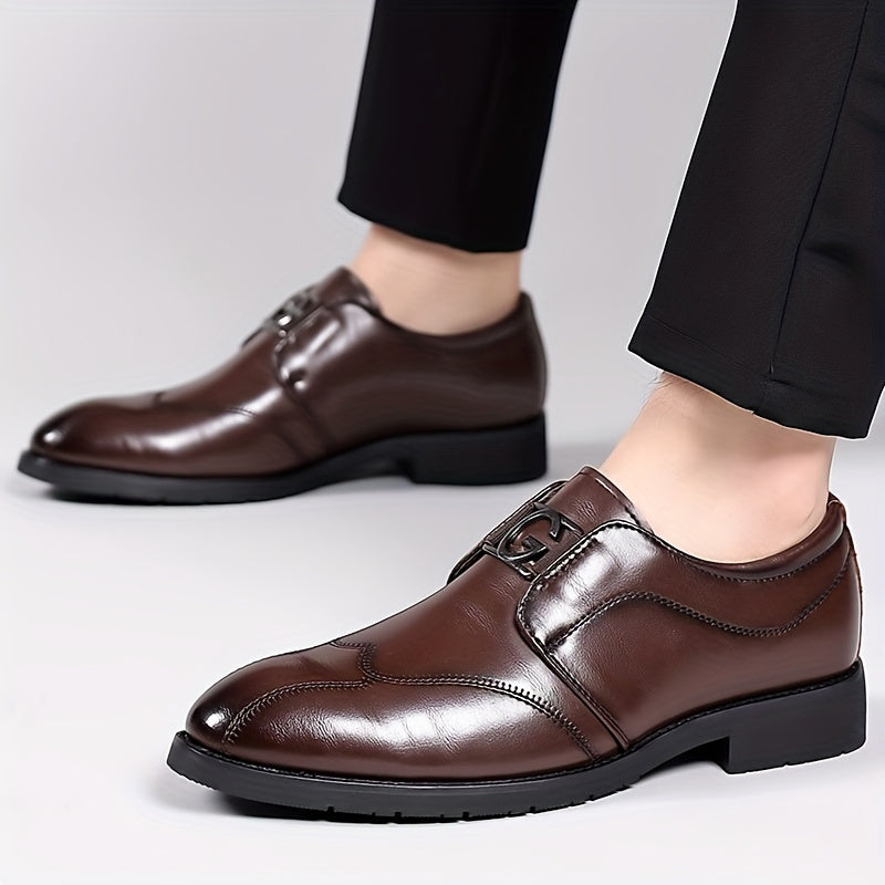 Men's Slip On Formal Shoes Non Slip Business Wear
