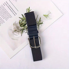 Adult Baseball Softball Uniform Belts Braided Elastic PU Belts