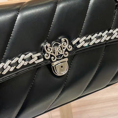 Quilted Chain Strap Handbag for Women Fashionable Shoulder & Crossbody Bag