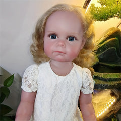 22 Inch Reborn Baby Doll Realistic Full Body Soft Vinyl Simulation Toy
