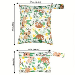 2pcs Hanging Diaper & Napkin Storage Bags - Organize & Clean Home