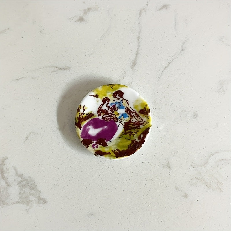 European Royal Style Mini Ceramic Bowl - Cabbage Patch Doll