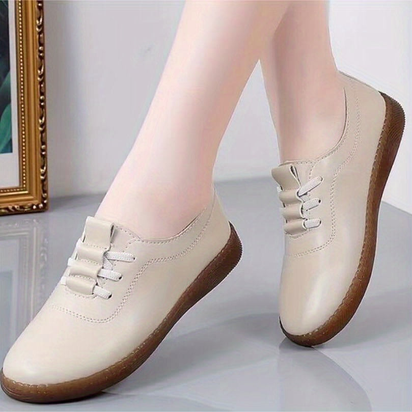 Women's Casual Lace Up Oxfords Low Top Shoes