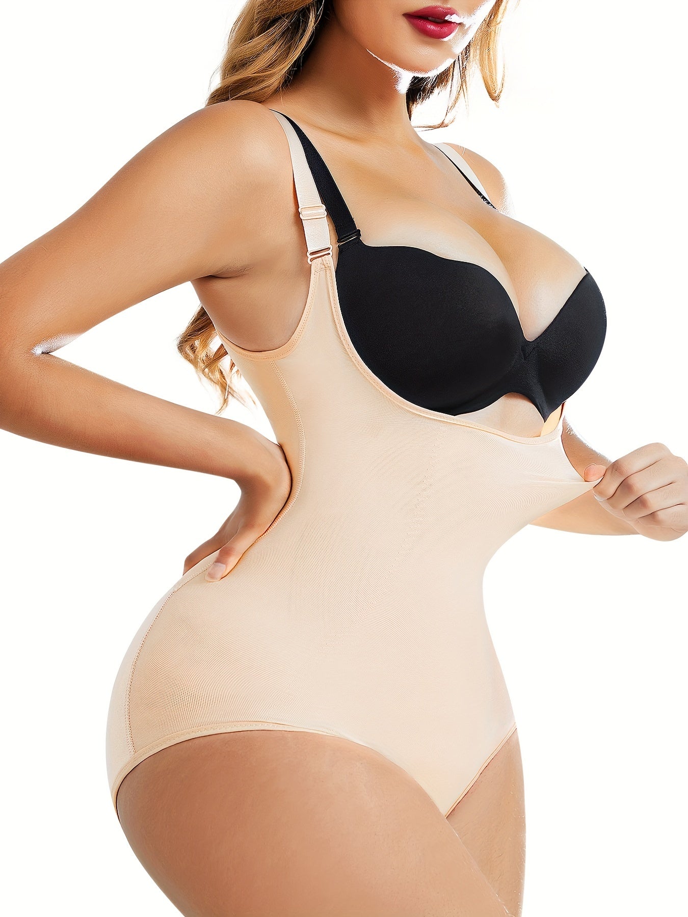 Tummy Control Butt Lifting Body Shaper Open Bust Underwear