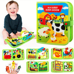 My First Farm Book Busy Board for Youngsters - Animals, Tools, Weather