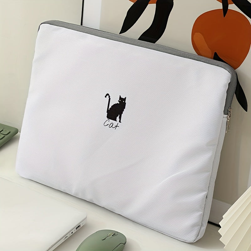 Kitten Pattern Soft Surface Laptop Bag