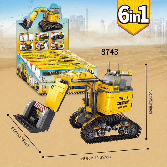 535pcs Building Blocks Excavator Toy Gift