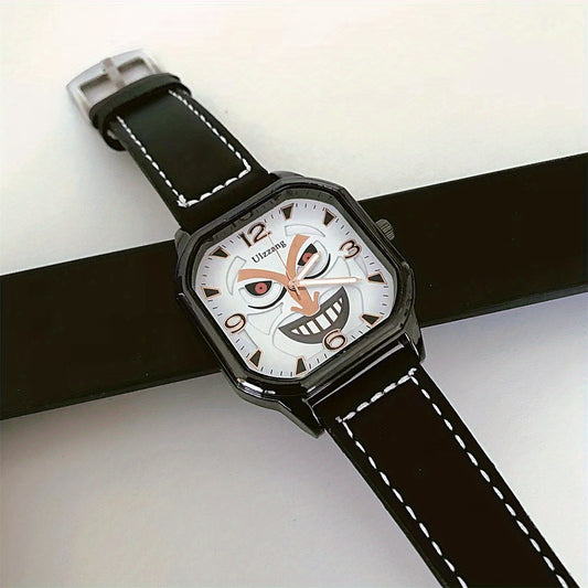 Creative Clown Series Square Wrist Watch