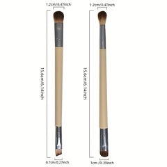2pcs Double Head Eye Shadow Brush for Smudge Makeup
