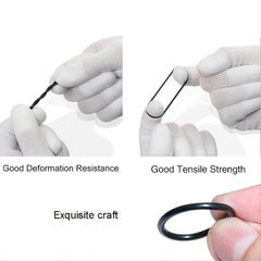 200Pcs Nitrile Silicone Rubber O Ring Repair Kit Faucet Sealing Valve