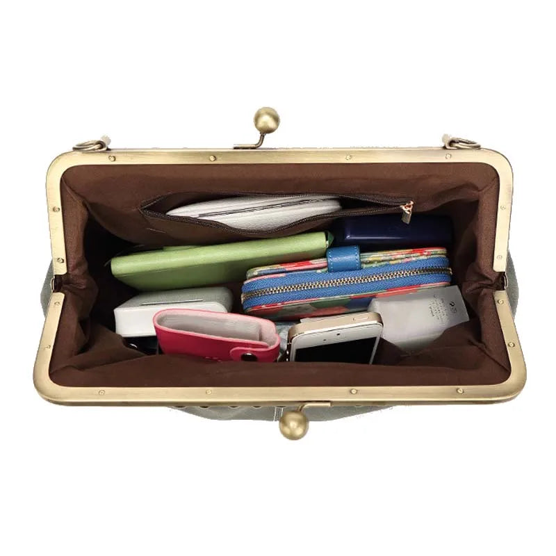 2PCS/LOT Retro Female Crossbody Bag Shoulder Handbag