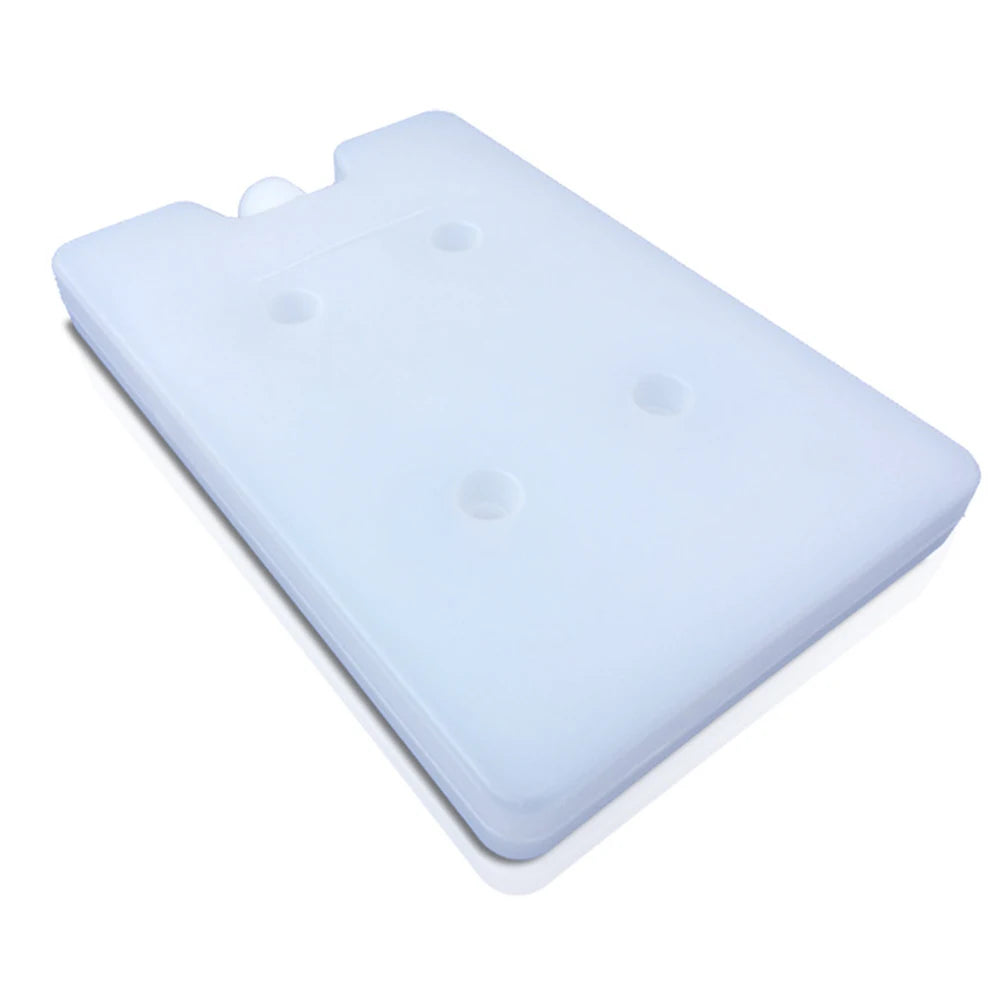 2PCS Portable Cooler Box Lunch Bag Picnic Fruit Freezer Stay Fresh Ice Blocks