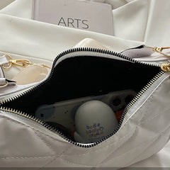 2PCS/Set Composite Bags for Women Shoulder Bag INS Zipper Handbags