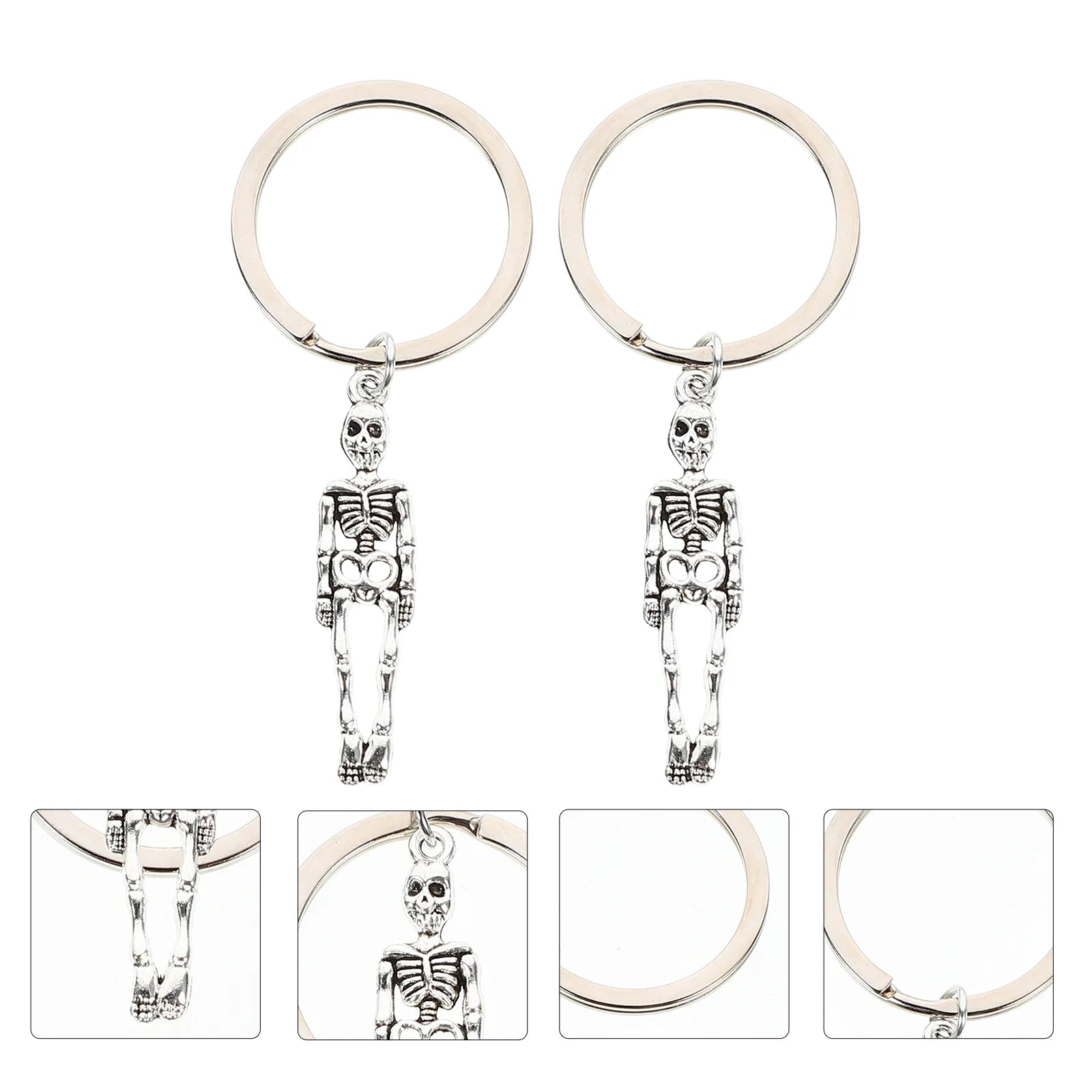 2Pcs Halloween Key Chains Key Pendants Bag Pendants Gift Supplies