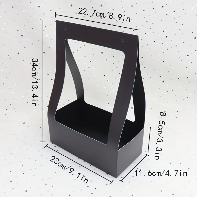 Waterproof Handheld Flower Basket Paper Box Flower Packaging