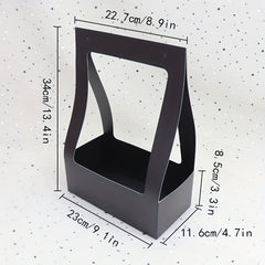 Waterproof Handheld Flower Basket Paper Box Flower Packaging