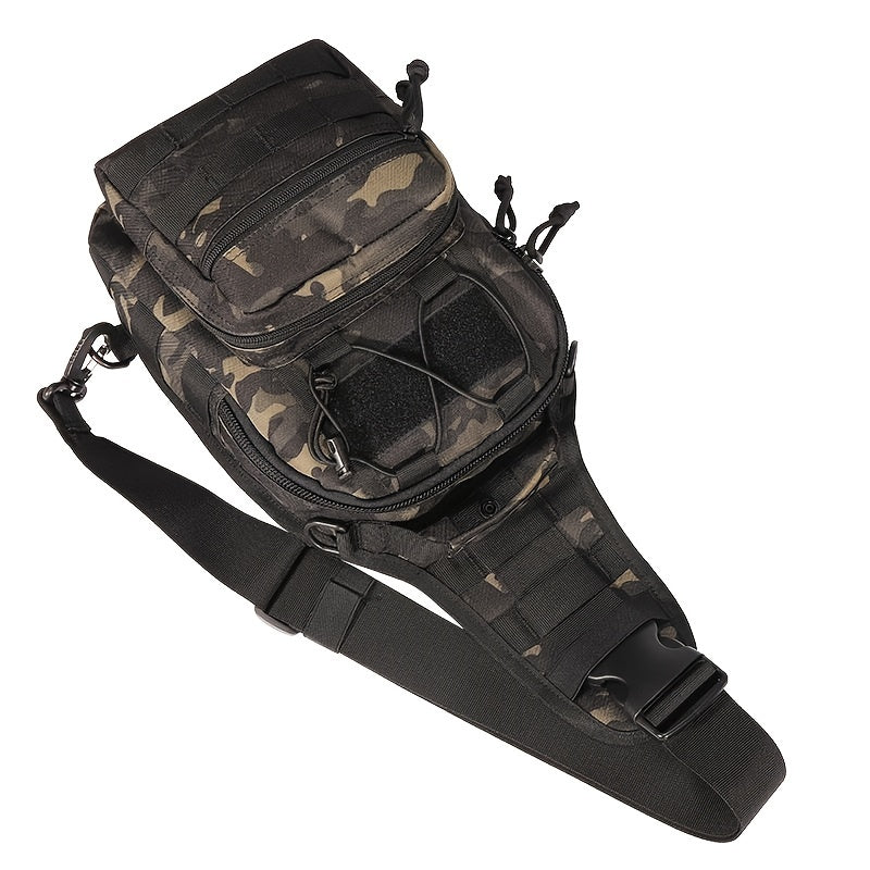 Camouflage Chest Bag Crossbody Bag For Outdoor Camping Hiking