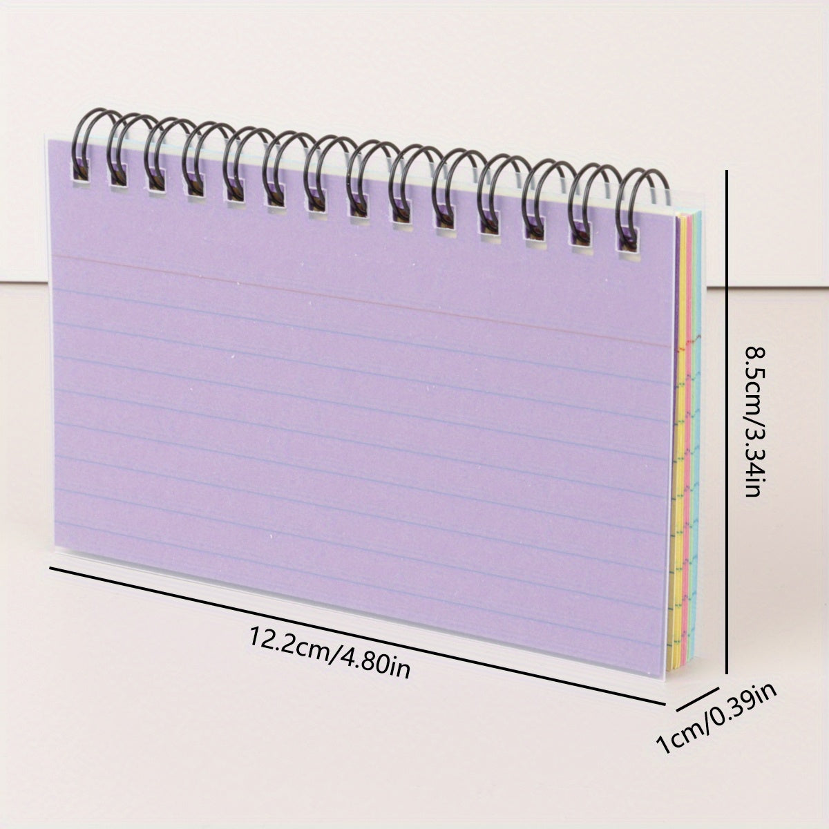 Detachable Coil Notebook Line with Index Card, Mini Size Exercise Note
