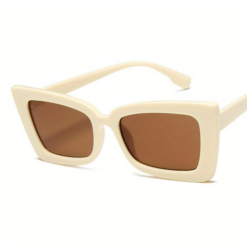 Y2K Square Sunglasses Hiphop Block Glasses UV400