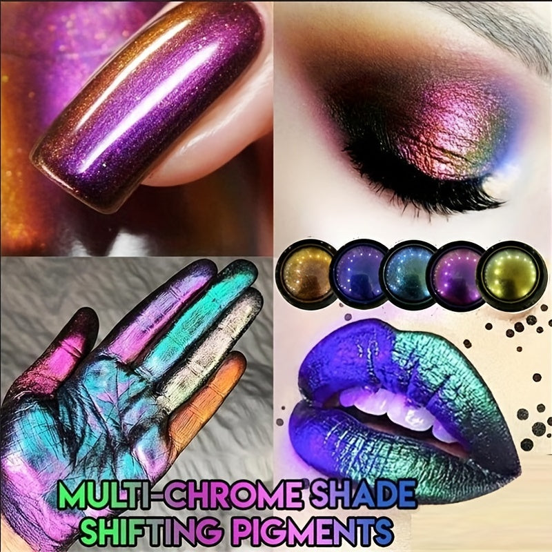 Chameleon Eyeshadow Palette Metallic Glitter Creamy Pigment