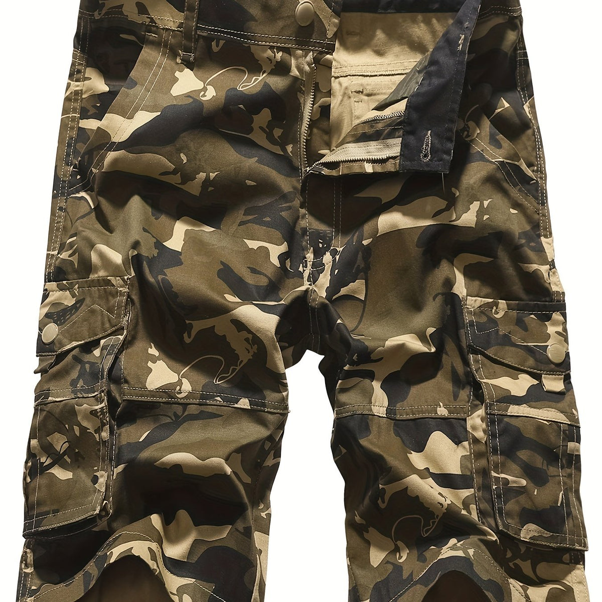 Men's Camo Cargo Shorts Military Casual Shorts