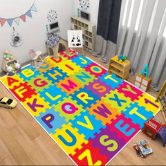 Children's Room Baby Crawling Mat Letter Animal Chess Map Carpet