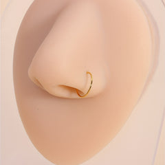 20 Pcs 18K Plated Copper Hoop Nose Ring Set Nose Jewelry
