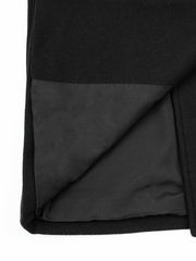 Solid Long Sleeve Blazer Open Front Lapel Blazer - Women's Clothing
