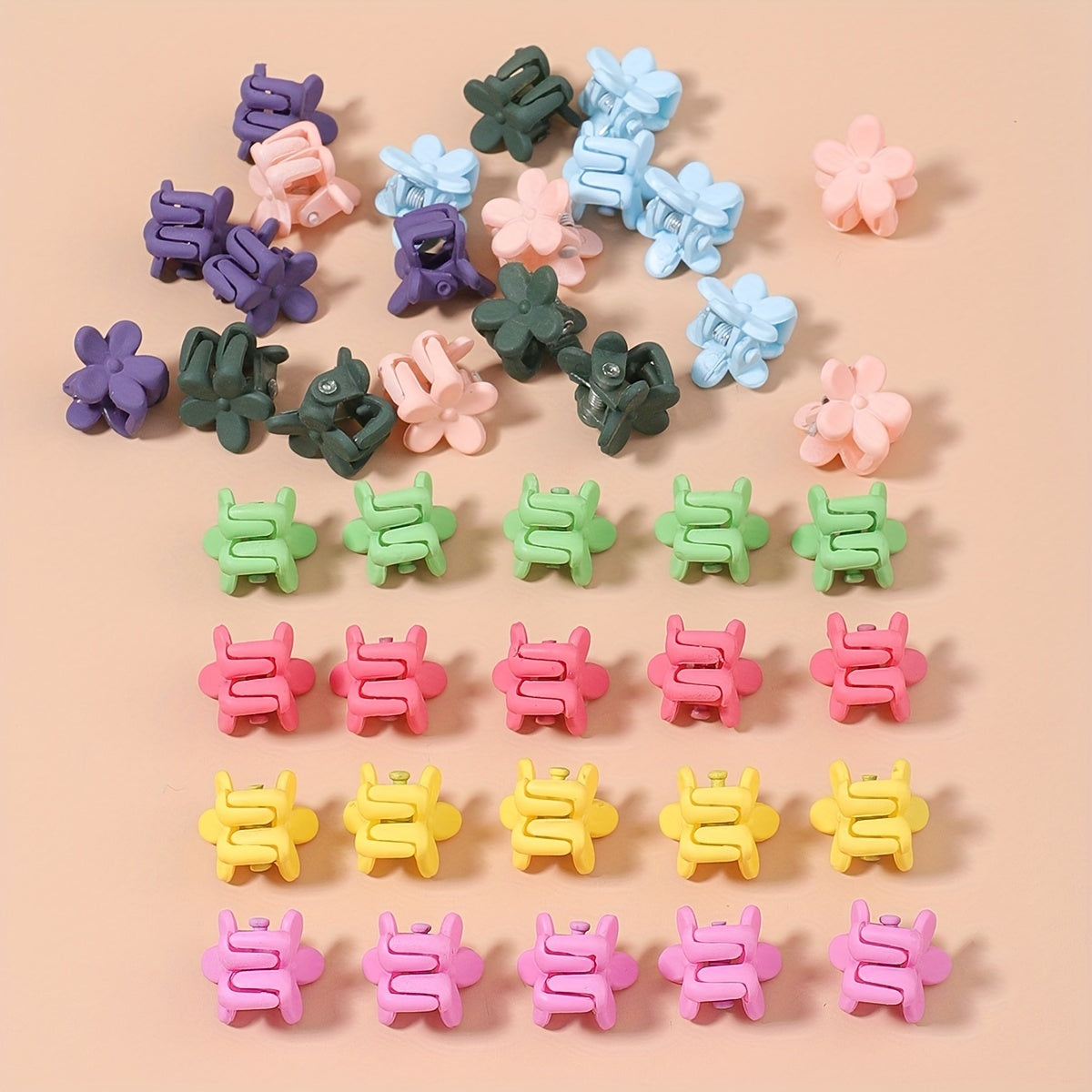 41pcs Baby Girls Hair Clips Ponytail Clips Dance Party Accessories