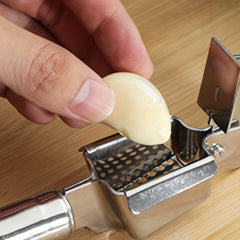 Metal Garlic Press Multifunctional Kitchen Chopper Ginger Squeezer Masher