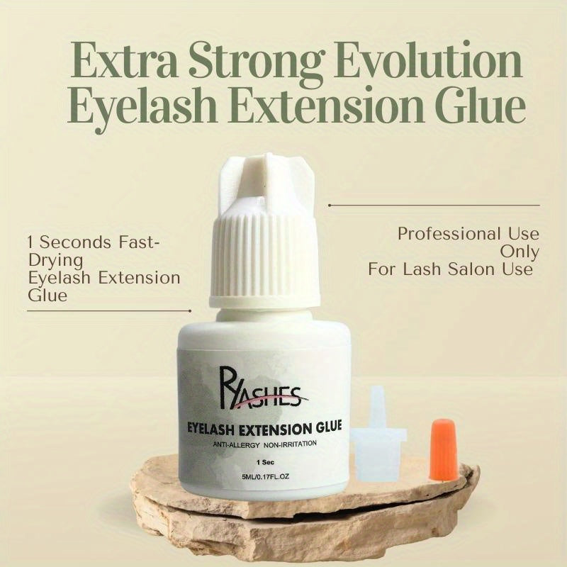 2 Sec Lash Extension Glue 5ml Eyelash Adhesive Fast Drying Maximum Bonding
