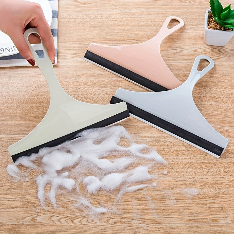Household Soft Rubber Glass Cleaner Window Scraper Bathroom Floor Tile Scraper