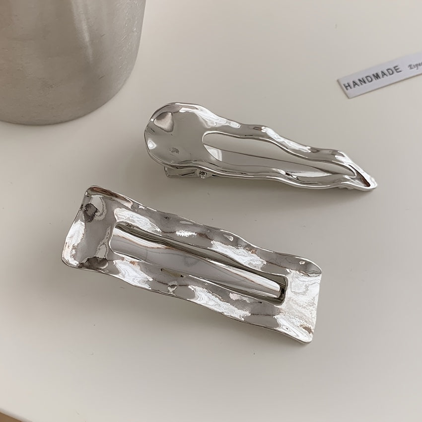 Golden Non Slip Metal Hair Pin Sectioning Clip Hair Barrettes