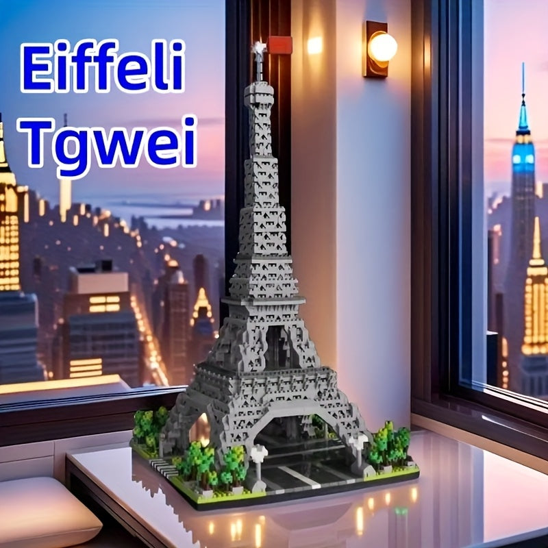 2900pcs Eiffel Tower Building Blocks Set - Holiday & Birthday Gift