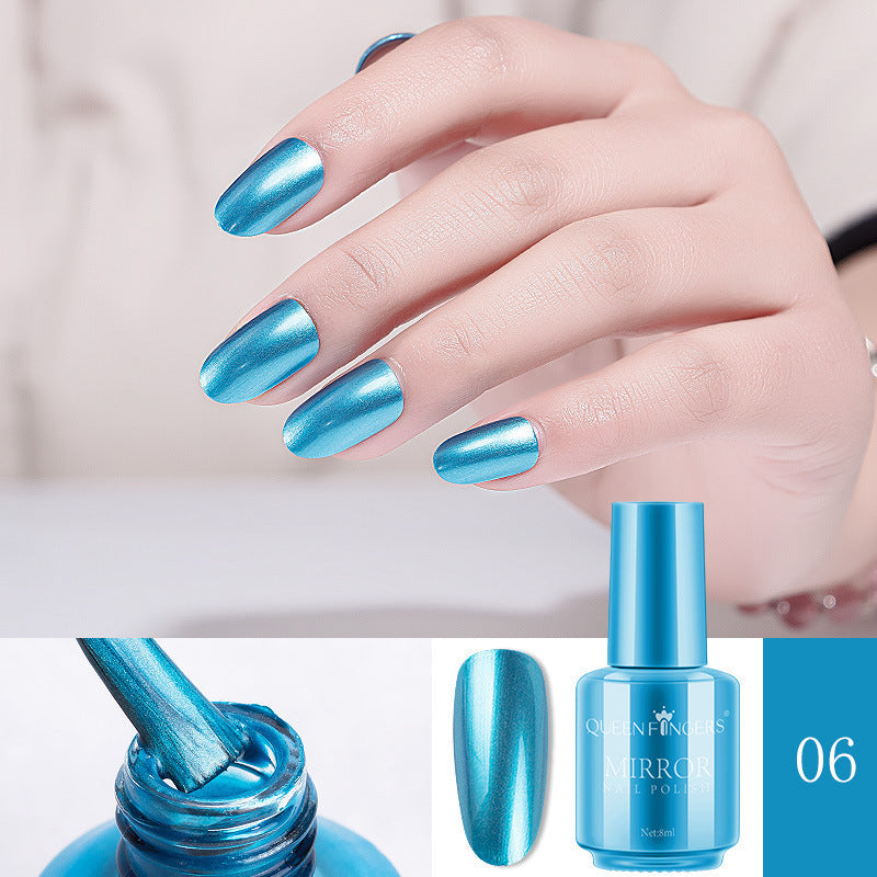 Mirror Gel Nail Polish 8ml - Quick Drying and Long Lasting Metal Nail Polish