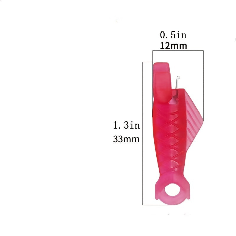 Plastic Fish Needle Threaders Sewing Tool for Embroidery Cross Stitch