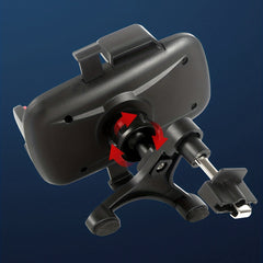 Rotating Car Mobile Phone Bracket Air Vent Car Navigation Bracket