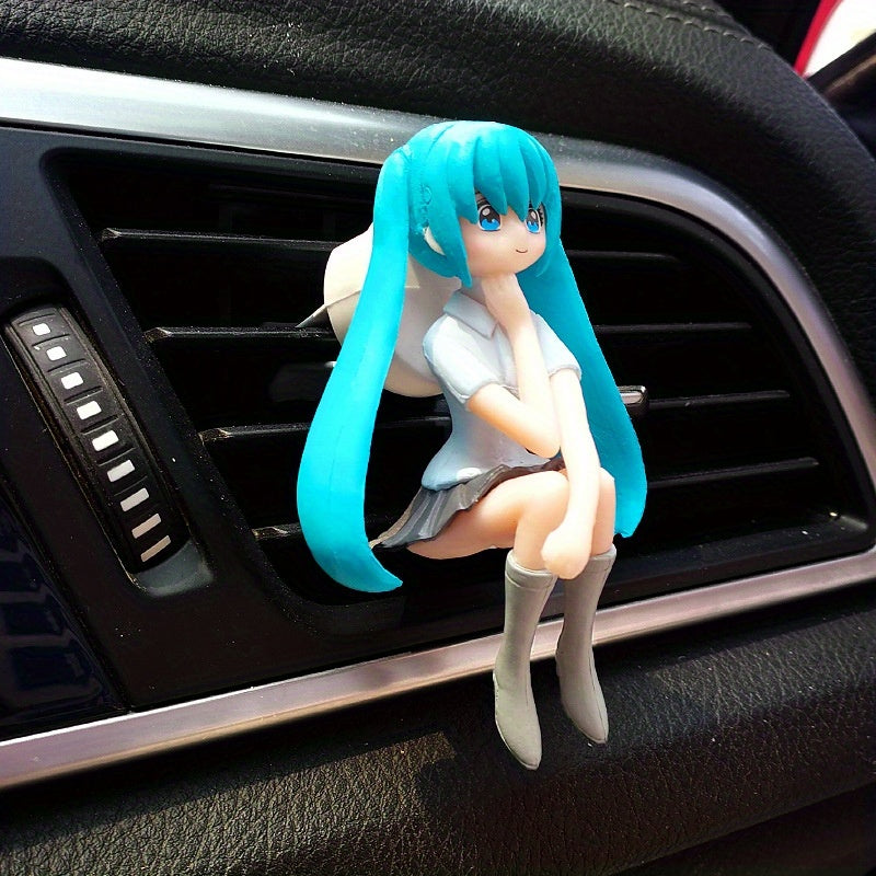 Girl Car Perfume Aromatherapy Ornament Light Fragrance Car Air Outlet