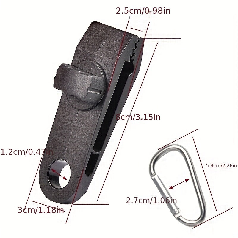 5pcs Large Fixed Tent Clips Canopy Windproof Rope Plastic Buckle