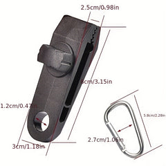 5pcs Large Fixed Tent Clips Canopy Windproof Rope Plastic Buckle